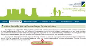 N�kleer Santral Projelerine Kat�lmak �steyen Firmalara Hitaben