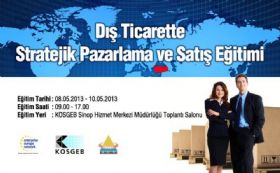Sinopta Firmalara Ynelik d Ticarette Stratejik Pazarlama Ve Sat Eitimi!