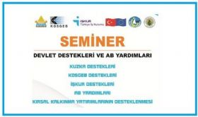 Ayanck’ta “devlet Destekleri Ve Ab Yardmlar” Semineri Dzenleniyor!