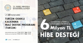 2018 Yl Turizm Odakl Kalknma Mali Destek Program