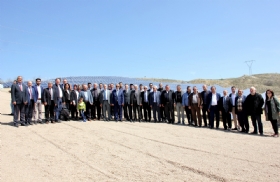 �ank�r� G�ne� Enerji Santrali elektrik �retmeye ba�lad�.