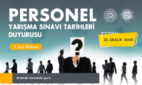 Personel Alm Yarma Snav Tarihleri Duyurusu