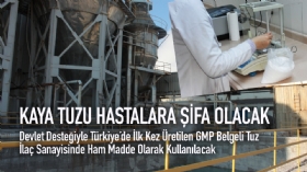 Trkiyede lk Kez retilen GMP Belgeli Tuz la Sanayinde Ham Madde Olarak Kullanlacak