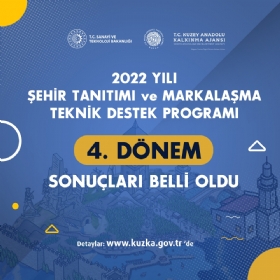 2022 Yl ehir Tantm ve Markalama Teknik Destek Program 4. Dnem Baarl Projeleri