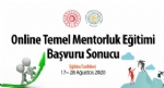 Online Temel Mentorluk Eitimi Bavuru Sonucu Belli Oldu