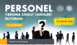 Personel Alm Yarma Snav Tarihleri Duyurusu