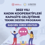 Teknik Destek Programna Proje Bavuru Sresi Uzatld
