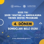 ehir Tantm Ve Markalama 4. Dnem Sonular Belli Oldu