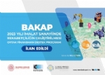 2023 Yl malat Sanayiinde Rekabetiliin Gelitirilmesi Ortak Finansman Destek Program lan Edildi