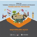 2024 Yl Tarmda Verimlilik Ve Katma Deerin Artrlmas Teknik Destek Program lan Edildi