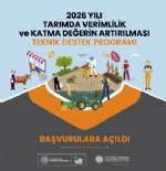 2026 Y�l� Tar�mda Verimlilik ve Katma De�erin Art�r�lmas� Teknik Destek Program� Ilan Edildi