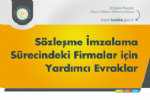 Szleme Srecindeki Firmalar in Yardmc Evraklar