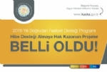 2016 Yl DFD Program: Baarl Projeler Belli Oldu!