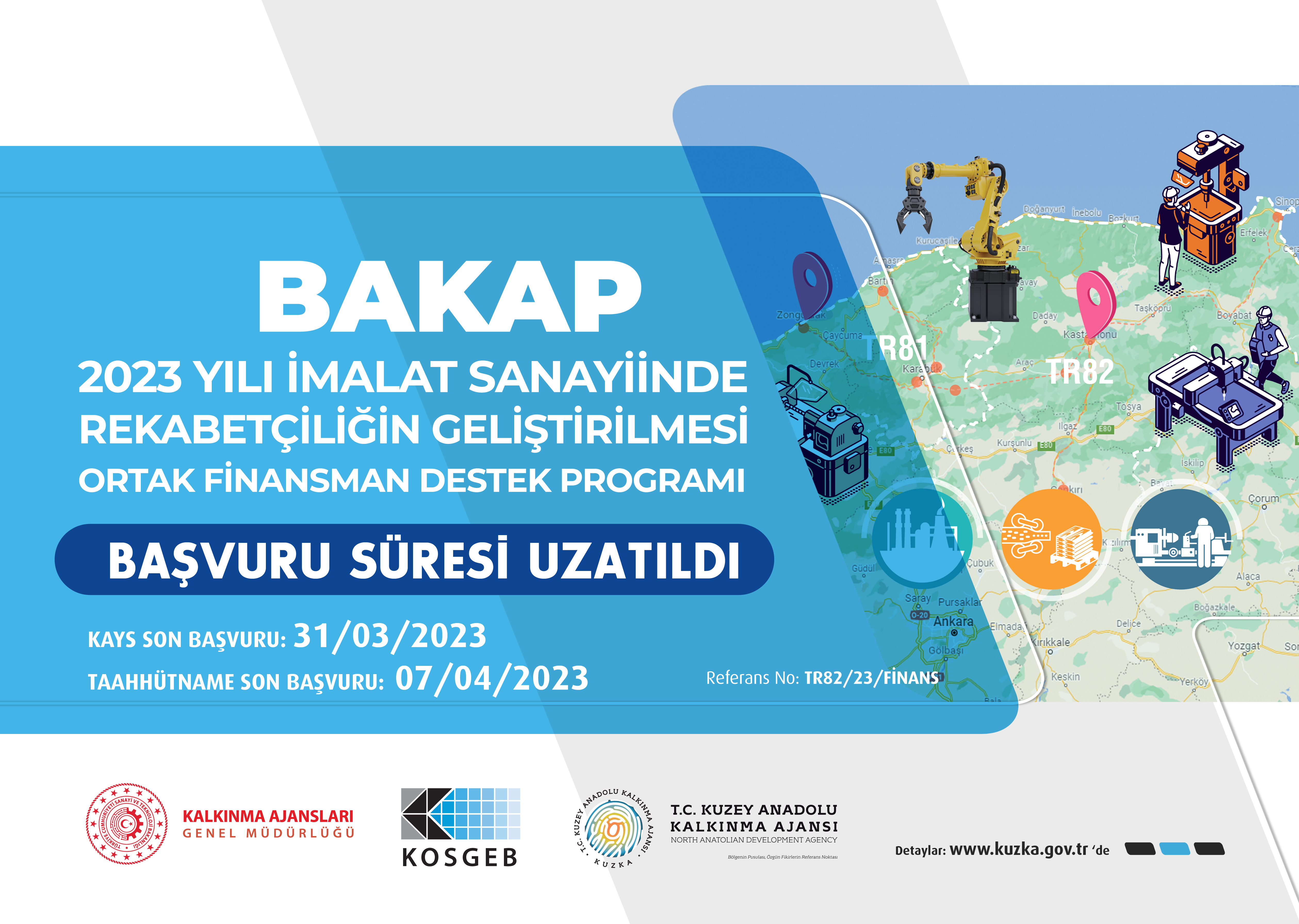 BAKAP Ortak Finansman Destek Program Proje Bavuru Sresi Uzatld