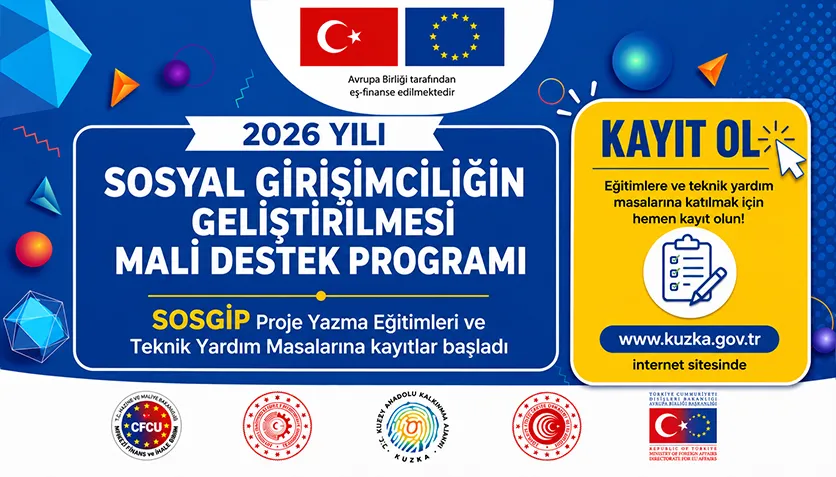 SOSGİP Proje Yazma Eğitimleri ve Teknik Yardım Masalarına kayıtlar başladı