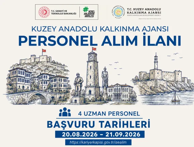 KUZKA’dan 4 Uzman Personel Alımı
