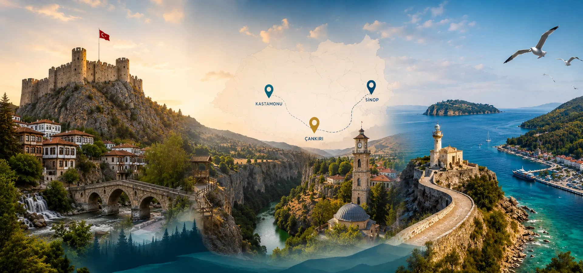 Kastamonu, Çankırı ve Sinop